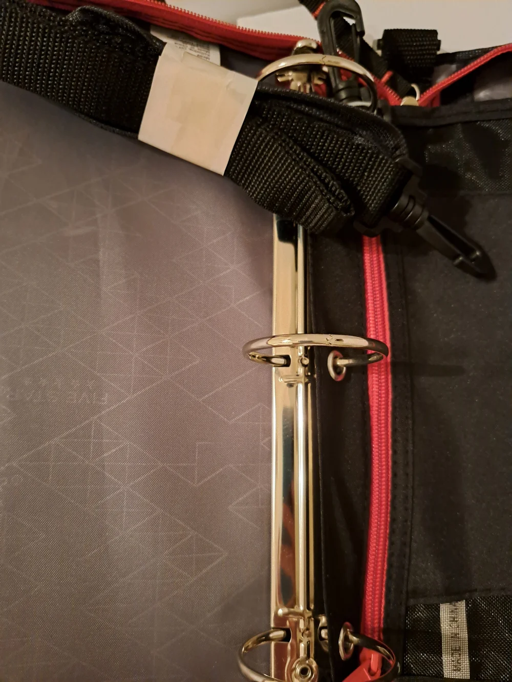 Five Star 2” Zipper Binder Black Red NWT (1 Binder)